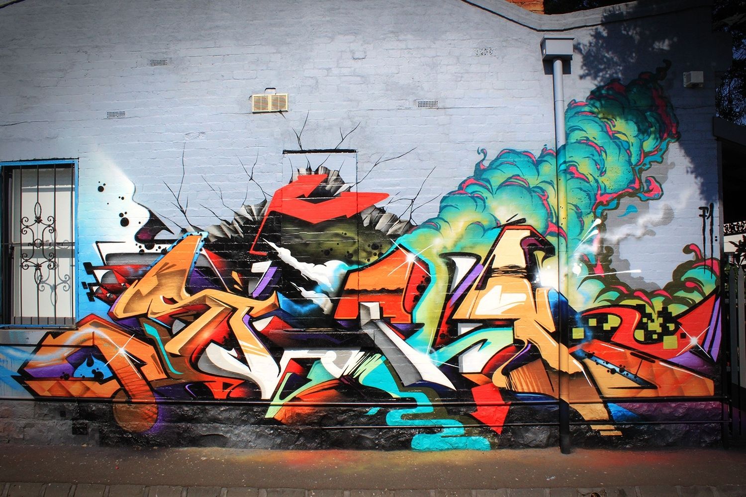 Sirum Graffiti Wall Art Background – Wallpaper (View 5 of 20)
