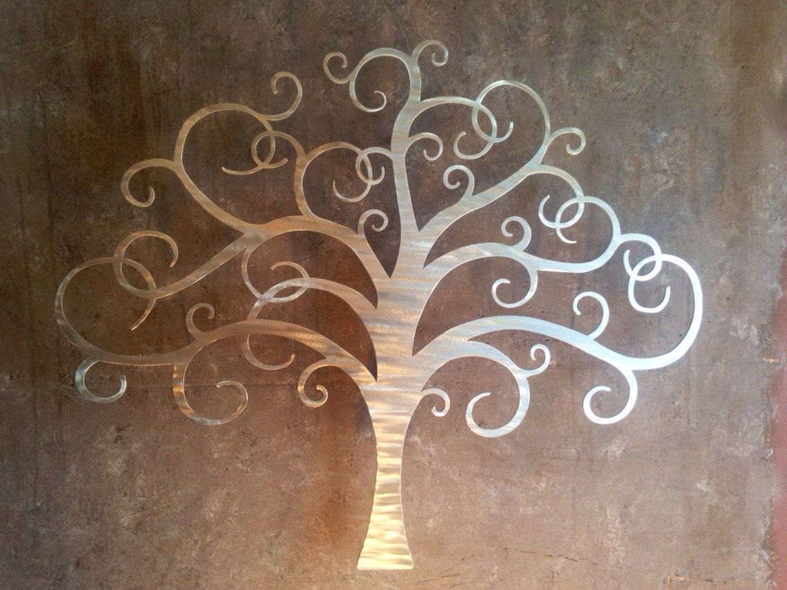 Tree Metal Wall Art Abstract Decor Inspiremetals – Dma Homes | #29255 Regarding Best And Newest Abstract Iron Wall Art (View 14 of 20)