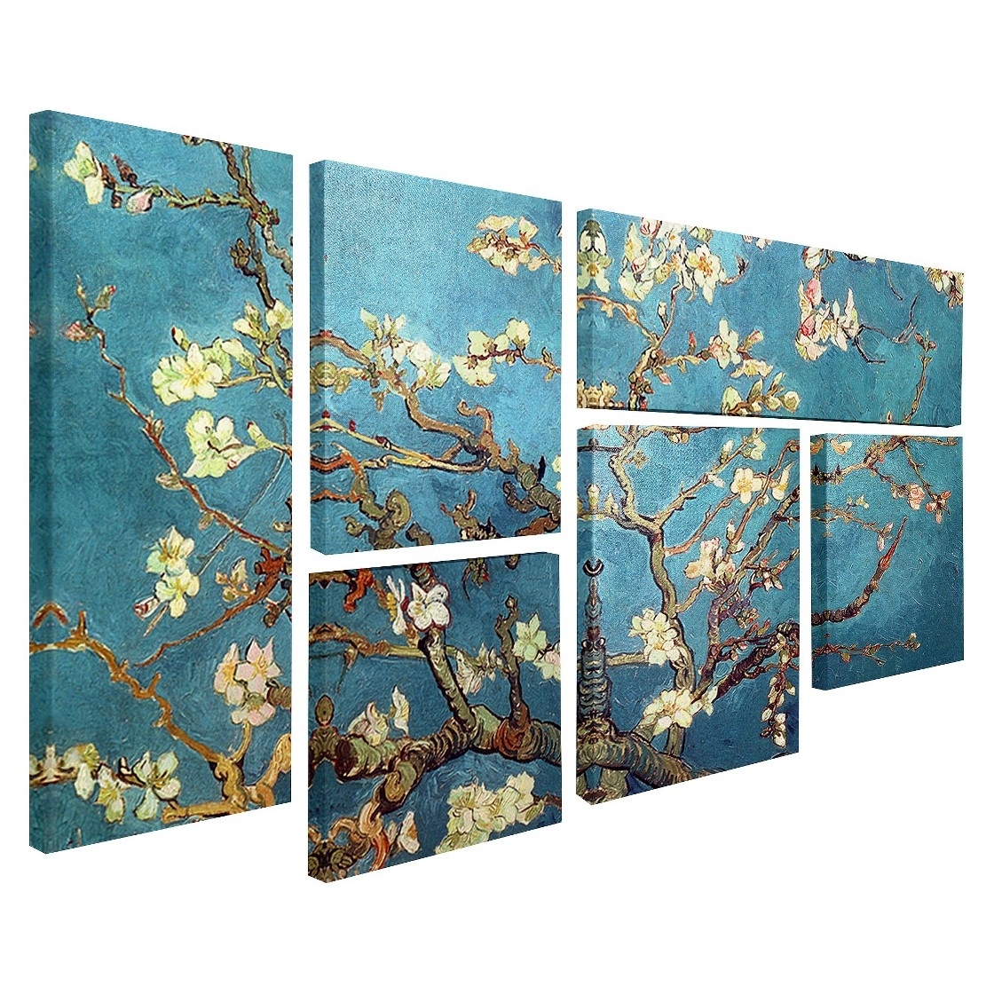 Vincent Van Gogh Multi Piece Wall Art – 'almond Blossoms', | Van Inside Current Vincent Van Gogh Multi Piece Wall Art (Gallery 1 of 20)