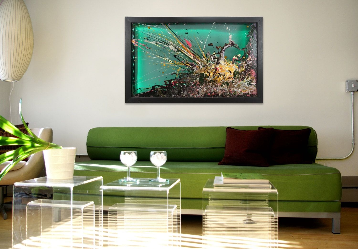 Wall Art Design: Unusual Wall Art Glass Wall Art Large Abstract Pertaining To Recent Giant Abstract Wall Art (View 5 of 20)