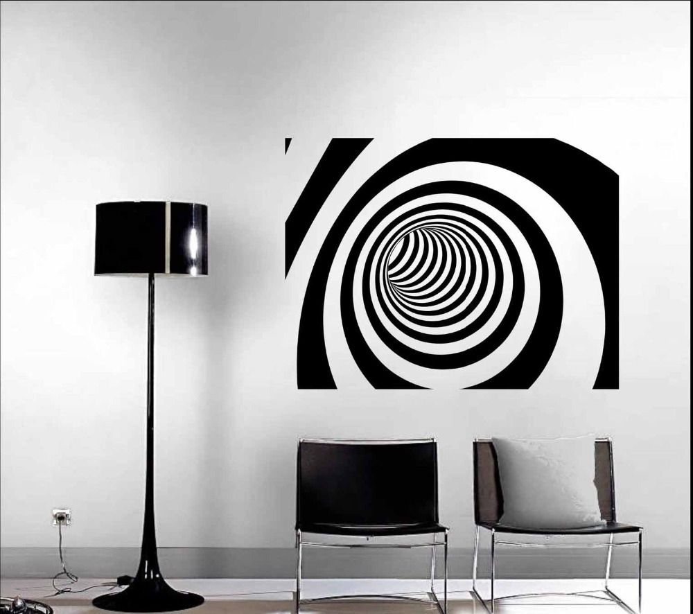 Wall Art Designs: Modern Wall Art Decor 3d Abstract Vinyl Wall In 2017 Abstract Art Wall Decal (View 1 of 20)