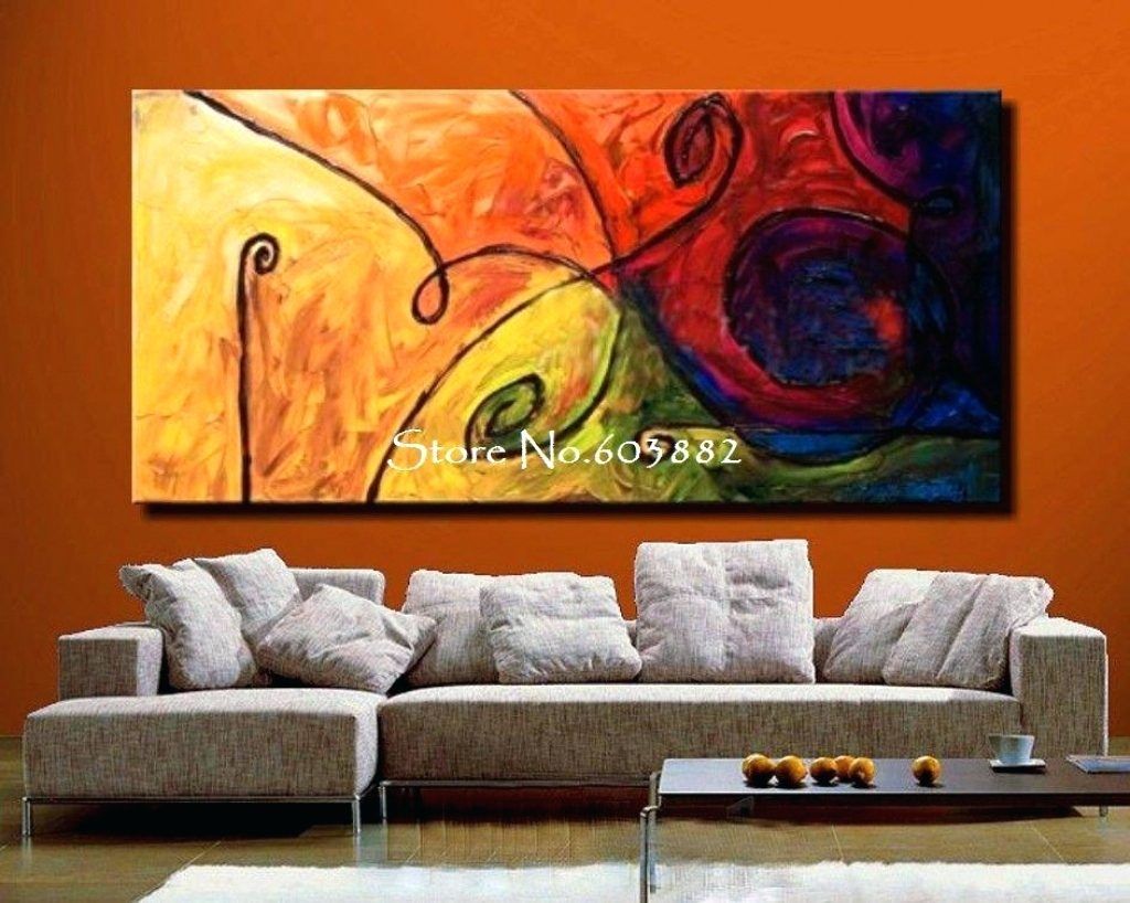 Wall Arts ~ Large Wall Art Ideas For Living Room Giant Wall Art Throughout 2017 Giant Abstract Wall Art (View 10 of 20)