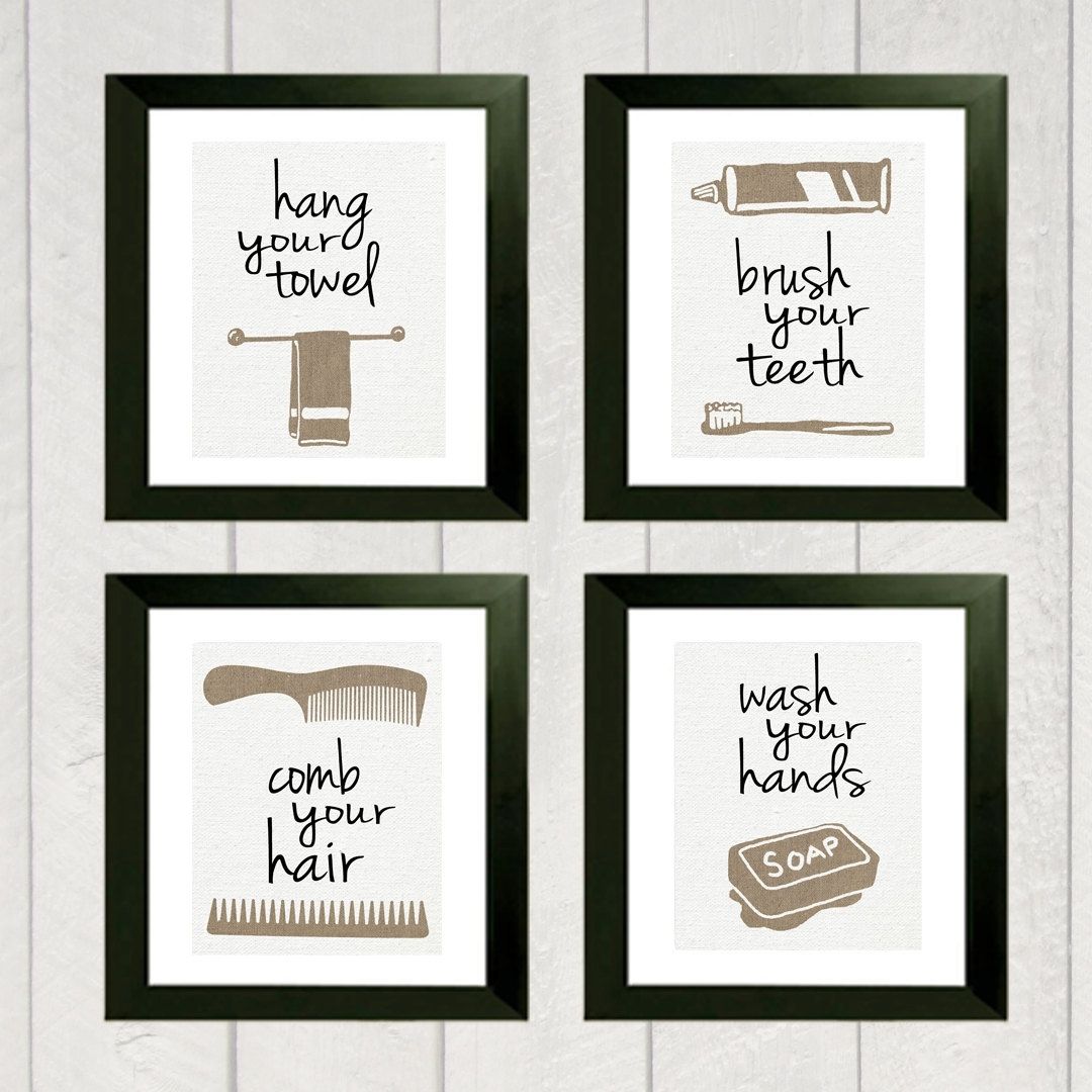 20 Ideas Of Wall Art For Bathroom Throughout Most Recently Released Bathroom Canvas Wall Art (View 9 of 15)