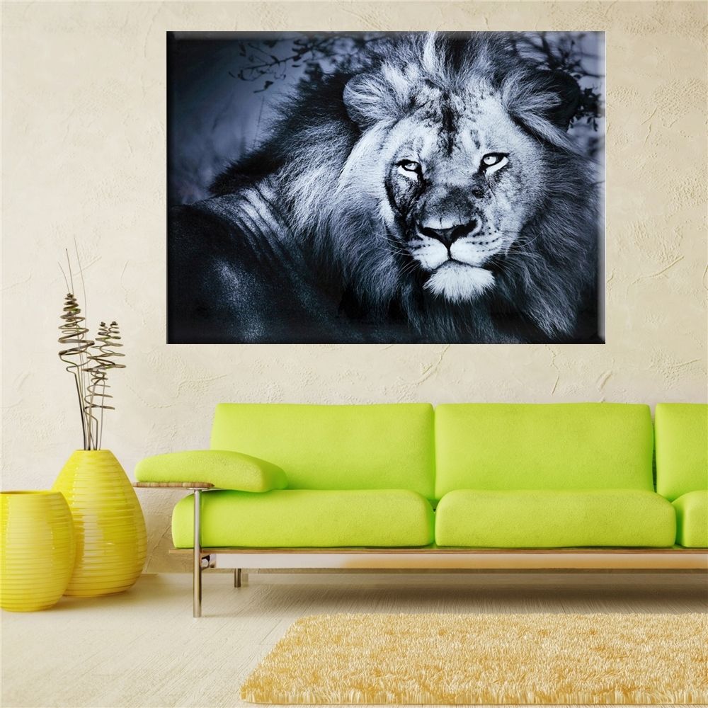 2017 Lion King Wall Art Oil Painting On Canvas Wall Pictures For Intended For Best And Newest Lion King Canvas Wall Art (View 3 of 15)