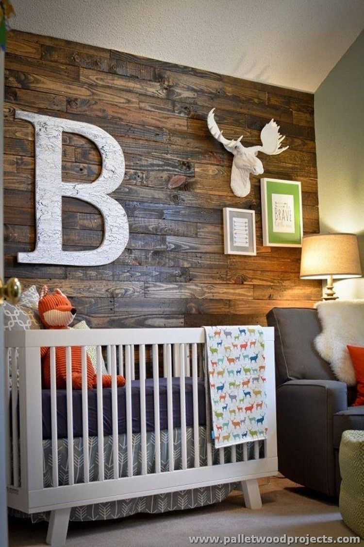 Accent Wall Made Out Of Pallets | Pallet Wood Projects With Regard To Current Wall Accents Made From Pallets (View 1 of 15)
