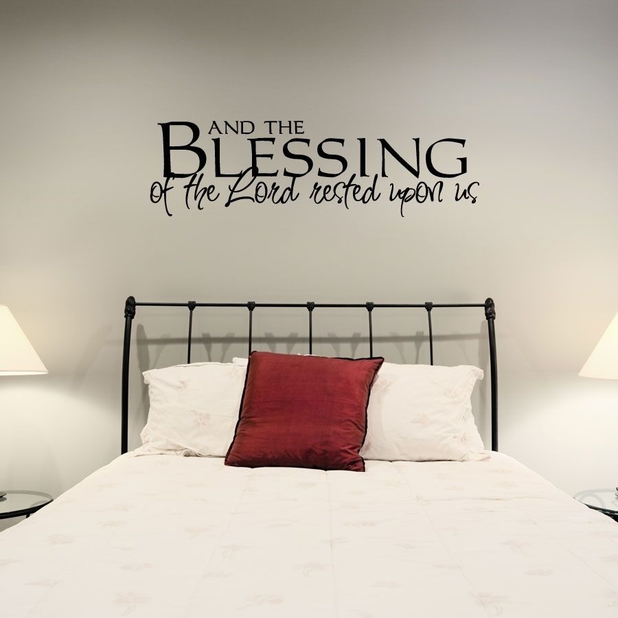 And The Blessings Of The Lord Wall Art Decals Intended For Current Custom Fabric Wall Art (View 11 of 15)