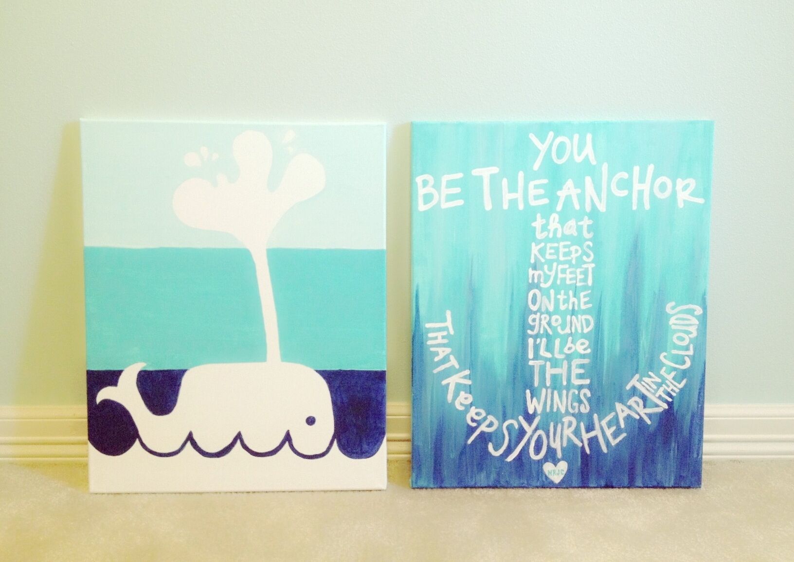 Beach Themed Canvas Paintings. | D I Y  (View 1 of 15)