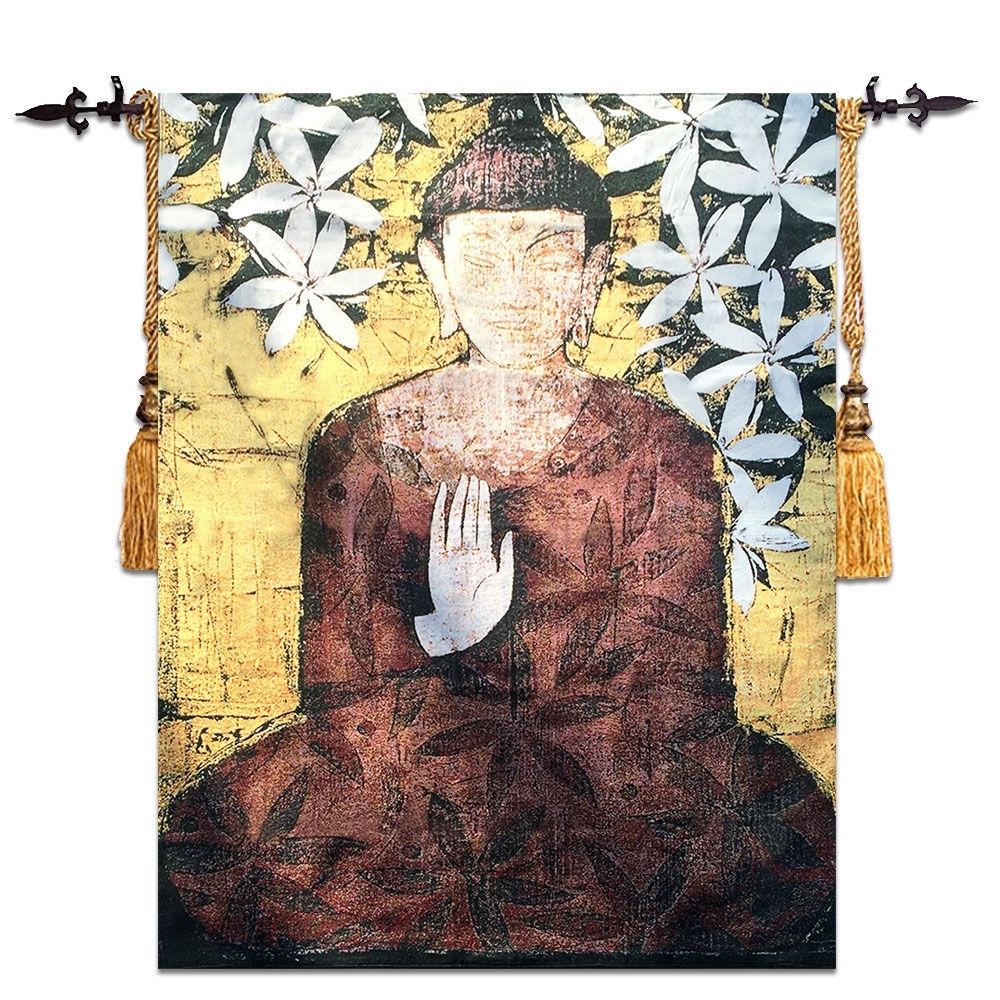 Buy Buddha Wall Hangings And Get Free Shipping On Aliexpress With Recent Moroccan Fabric Wall Art (View 14 of 15)