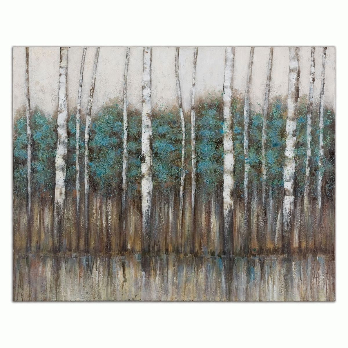 Canvas Wall Art For Most Recent Birch Trees Canvas Wall Art (View 4 of 15)