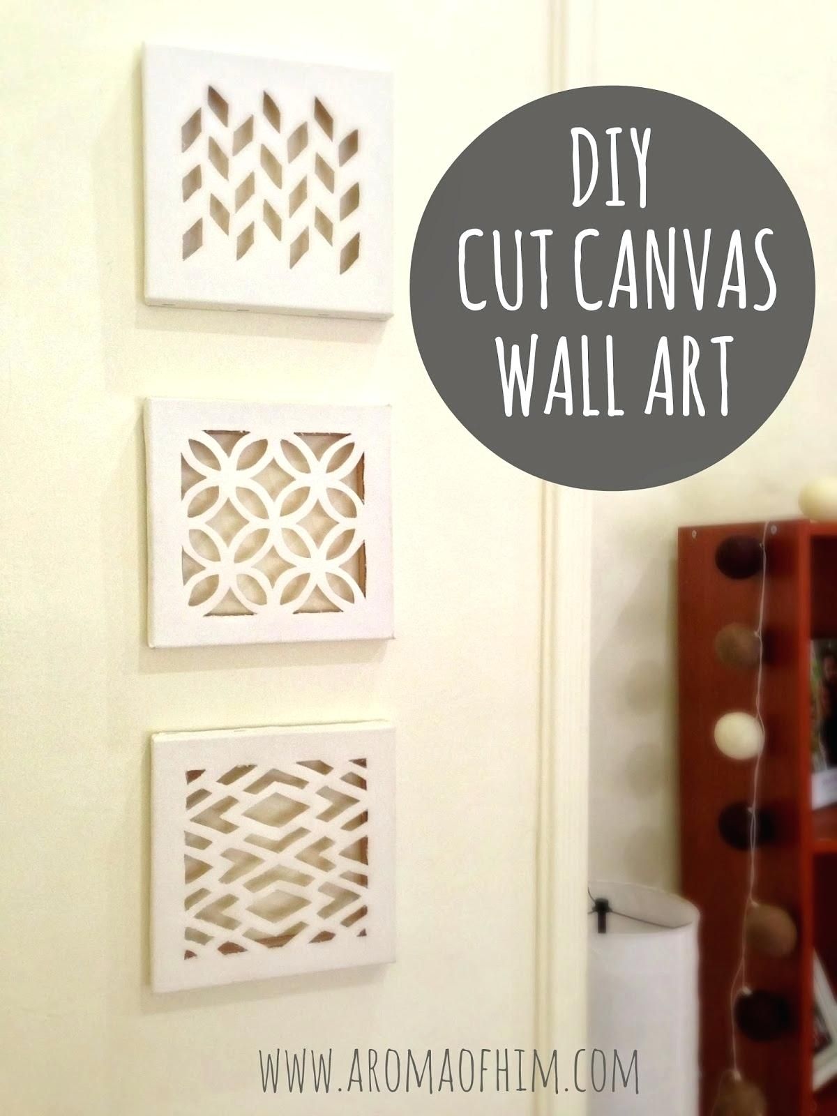 Decoration: Diy Canvas Wall Art Easy Quotes Quote Words (View 8 of 15)