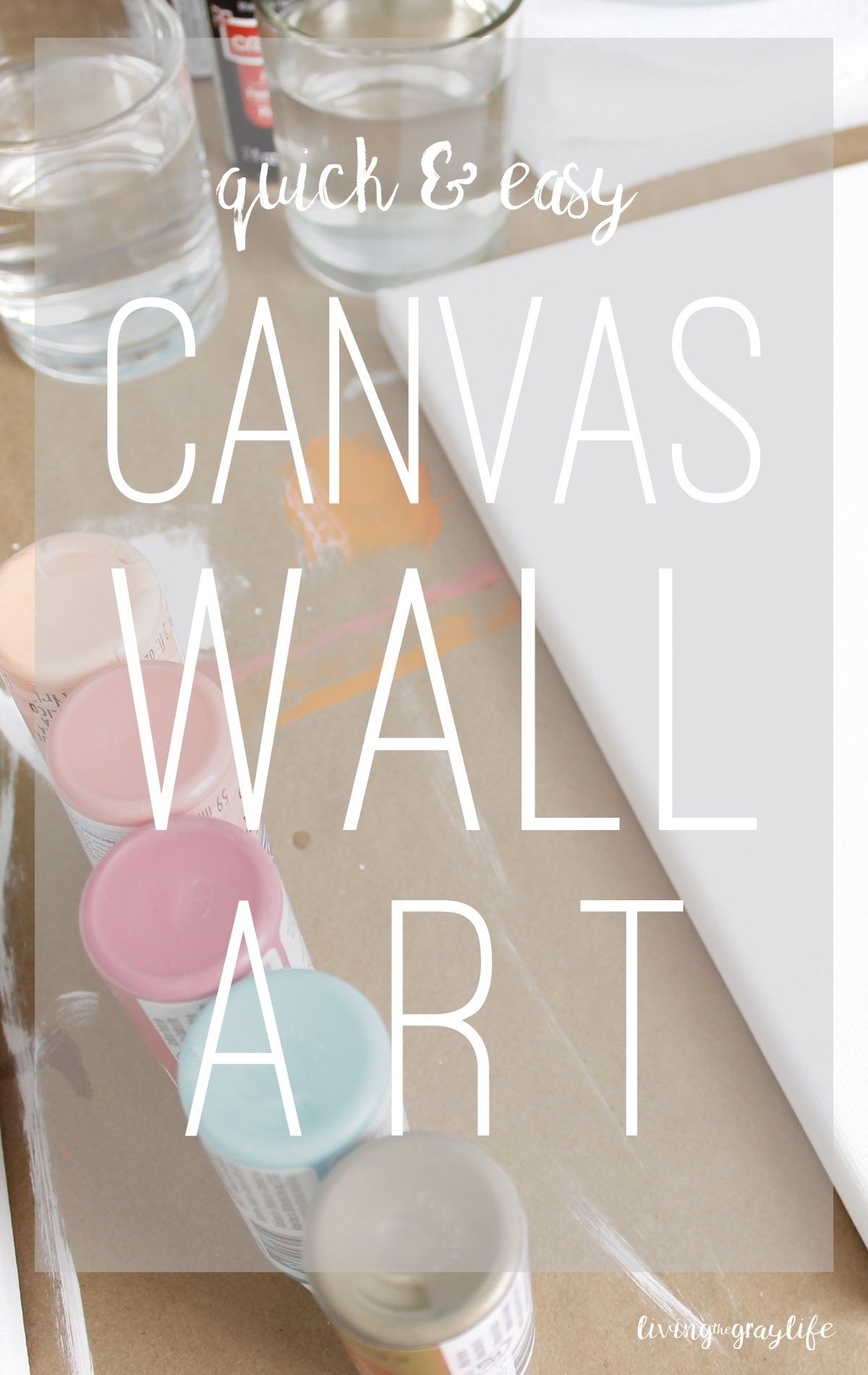 Featured Photo of 15 Photos Diy Canvas Wall Art