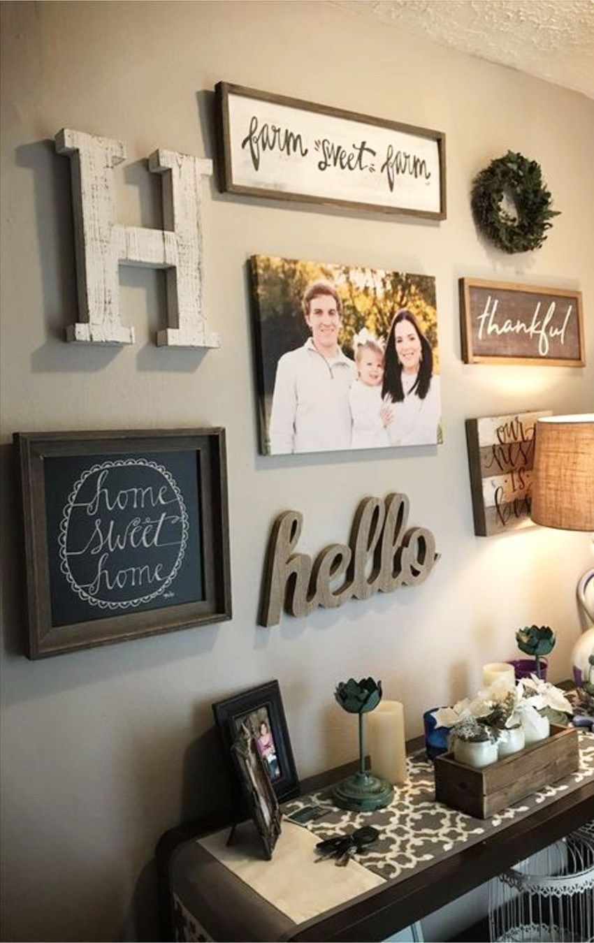 Diy Gallery Wall Ideas – Accent Wall Decorating Ideas To Copy Throughout 2018 Entryway Wall Accents (View 8 of 15)