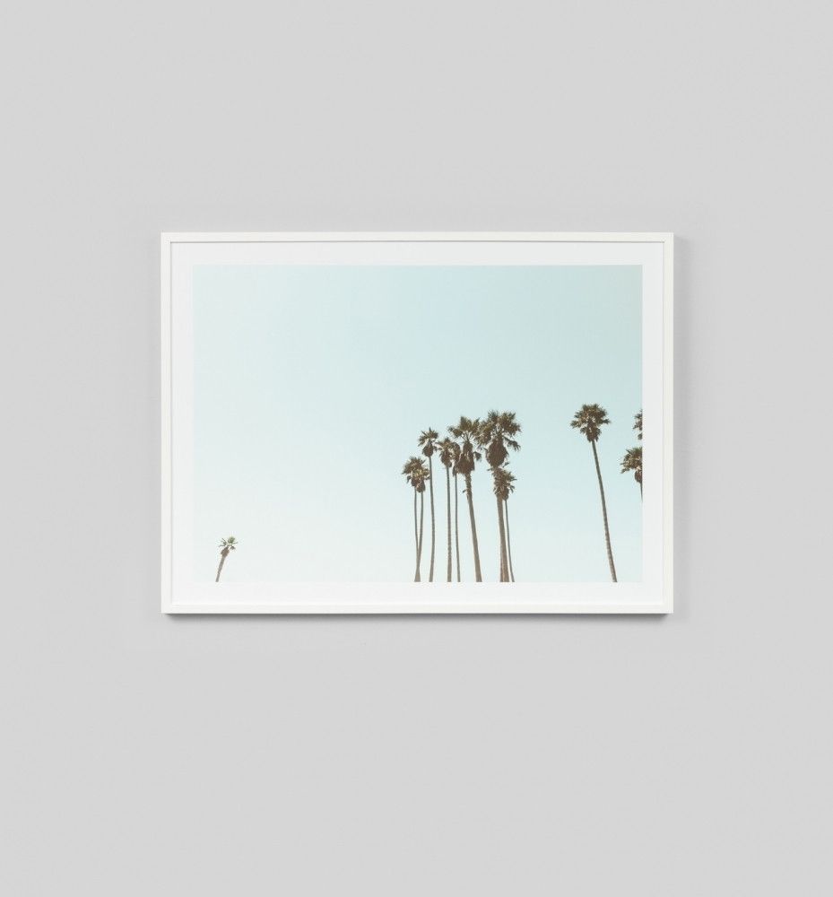 Framed Print Palm Skymiddle Of Nowhere Available From Shut The Within Most Current Framed Art Prints For Bedroom (View 5 of 15)