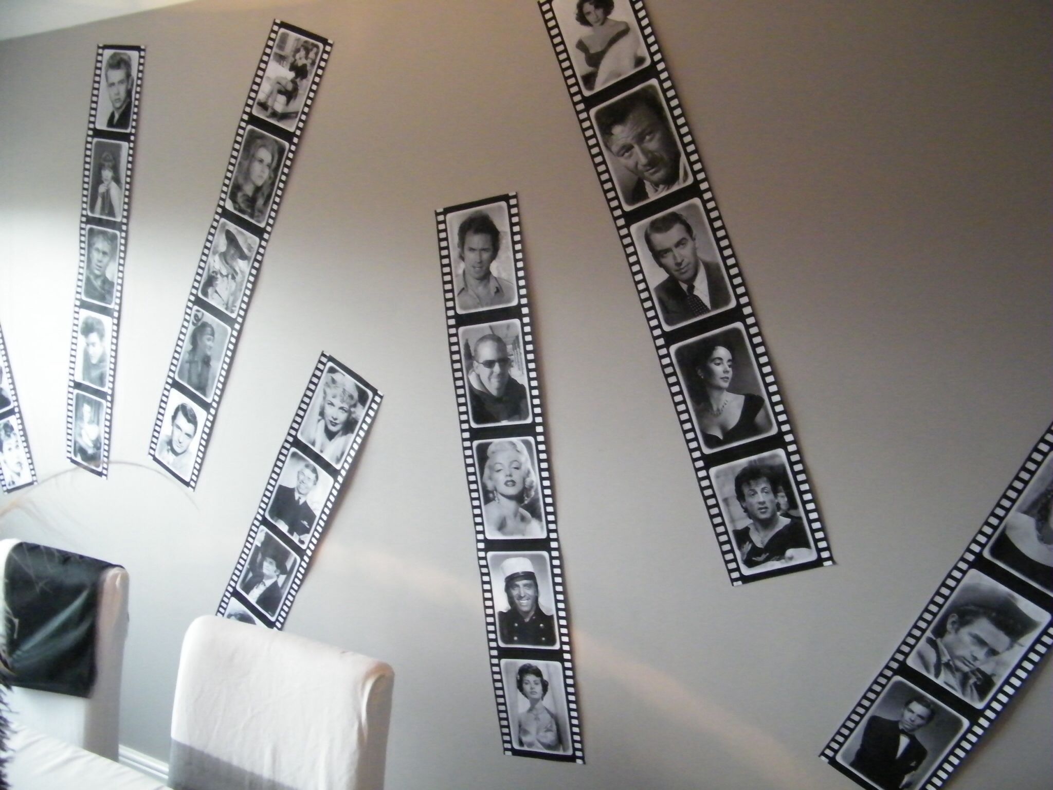 Hollywood. Film Strip Wall Decor (View 9 of 15)