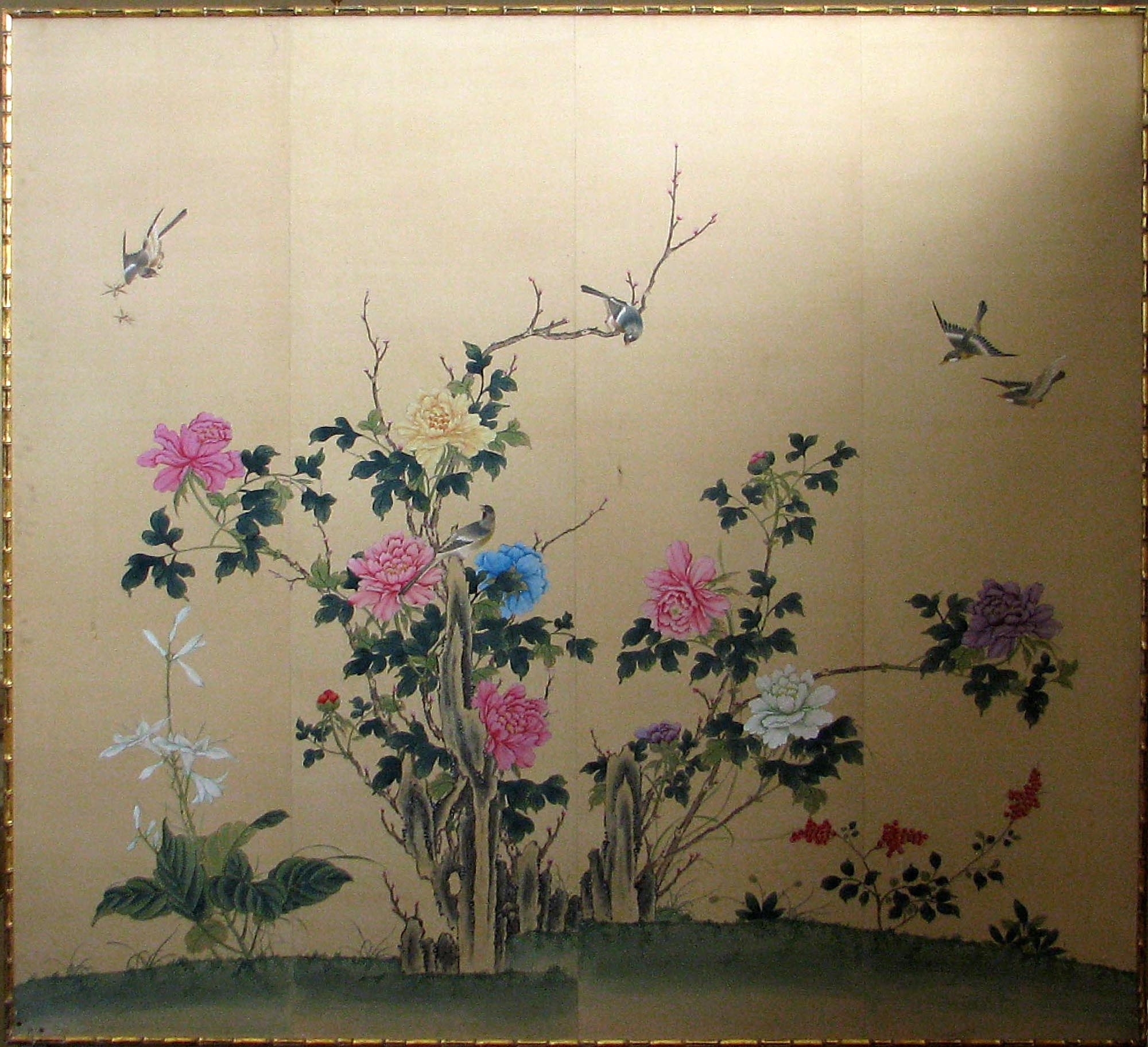 Japanese Silk Paintings | Framed Japanese Silk Print :: For The With Most Up To Date Framed Asian Art Prints (Gallery 1 of 15)