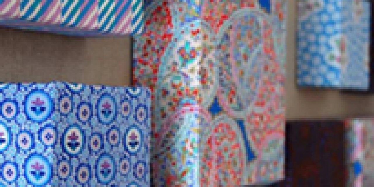 Jennifer's Fabric Focus ~ No Sew Fabric Wall Art | Sew Mama Sew With 2018 No Sew Fabric Wall Art (View 3 of 15)