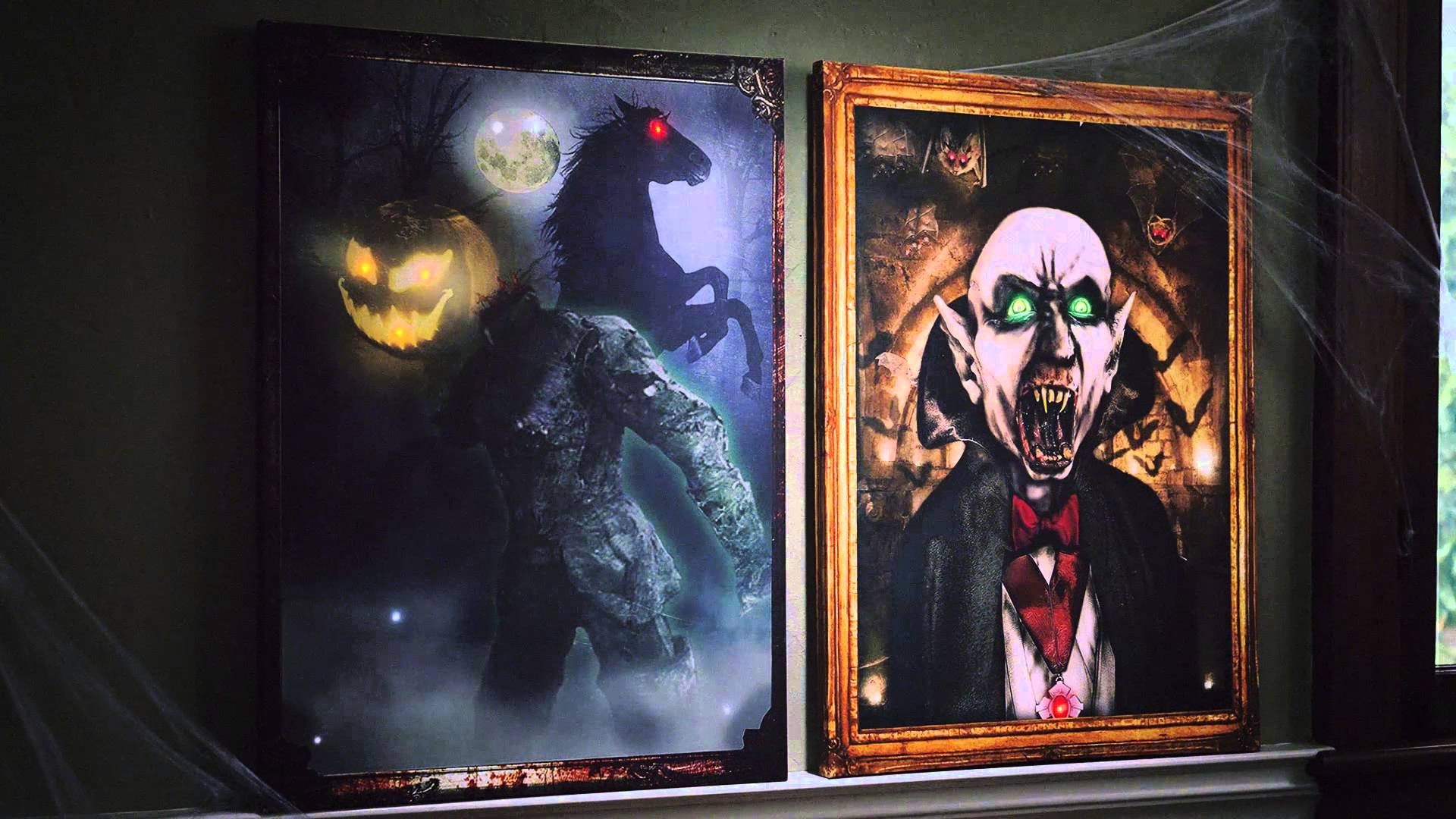 Featured Photo of 2024 Best of Halloween Led Canvas Wall Art