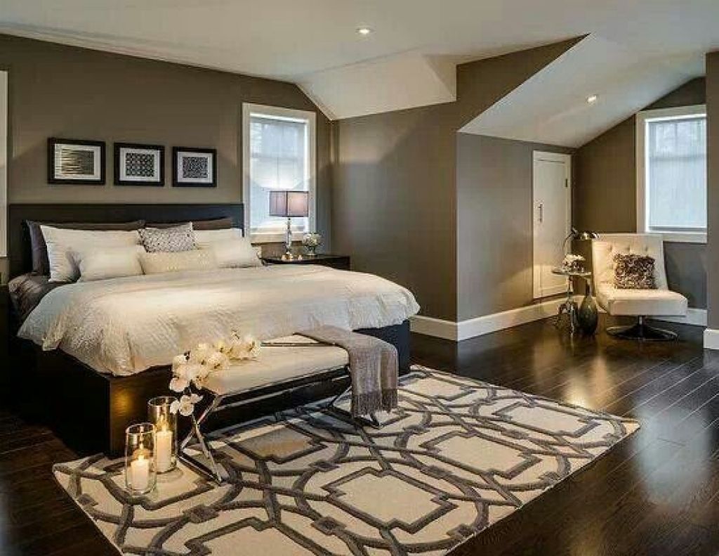 Love The Dark Wood & Neutral Wall Color (View 1 of 15)