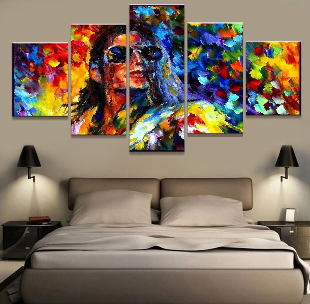 Online Buy Wholesale Paintings Michael Jackson From China Inside Most Popular Michael Jackson Canvas Wall Art (View 8 of 15)