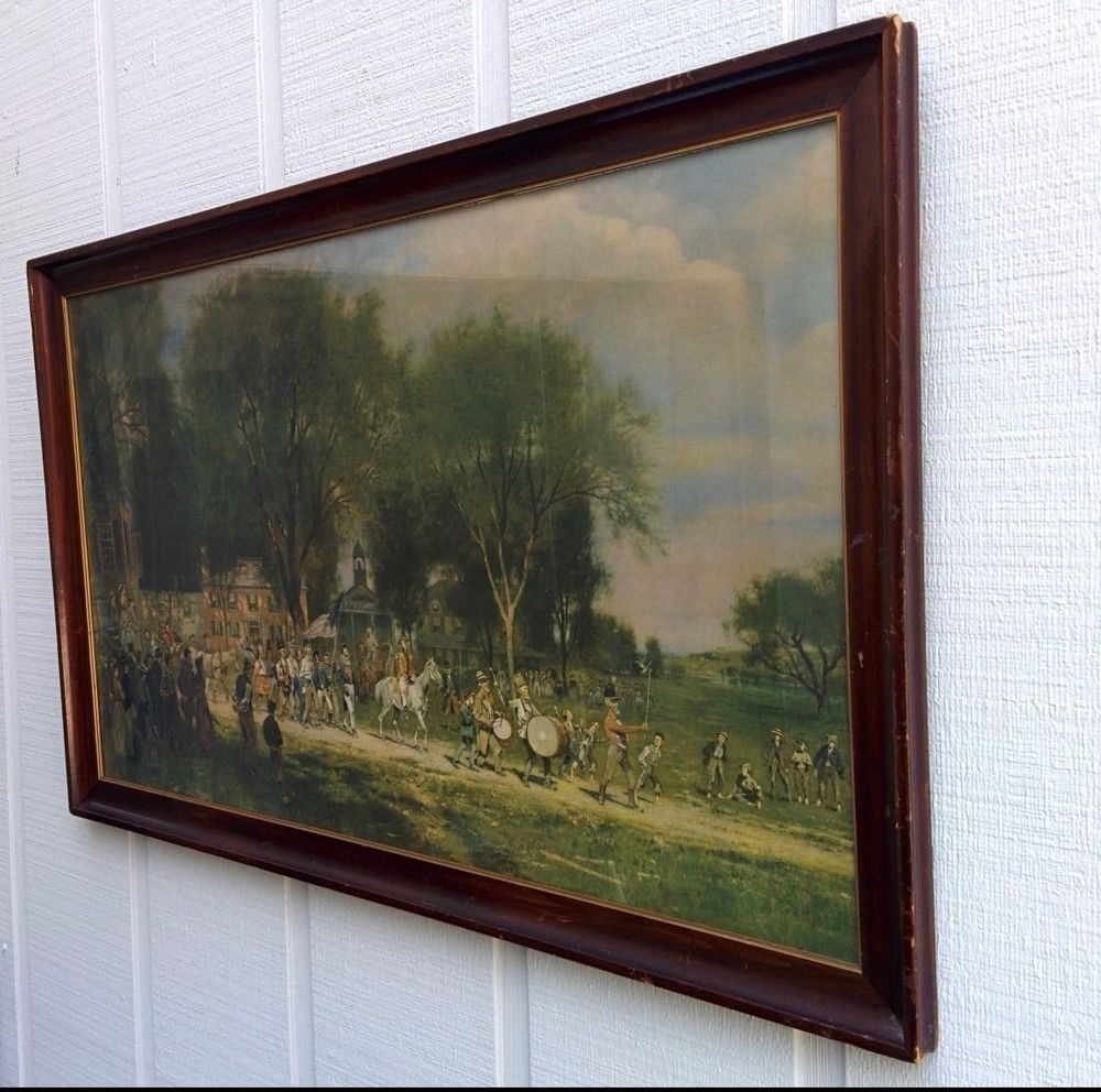 Featured Photo of 15 The Best Antique Framed Art Prints