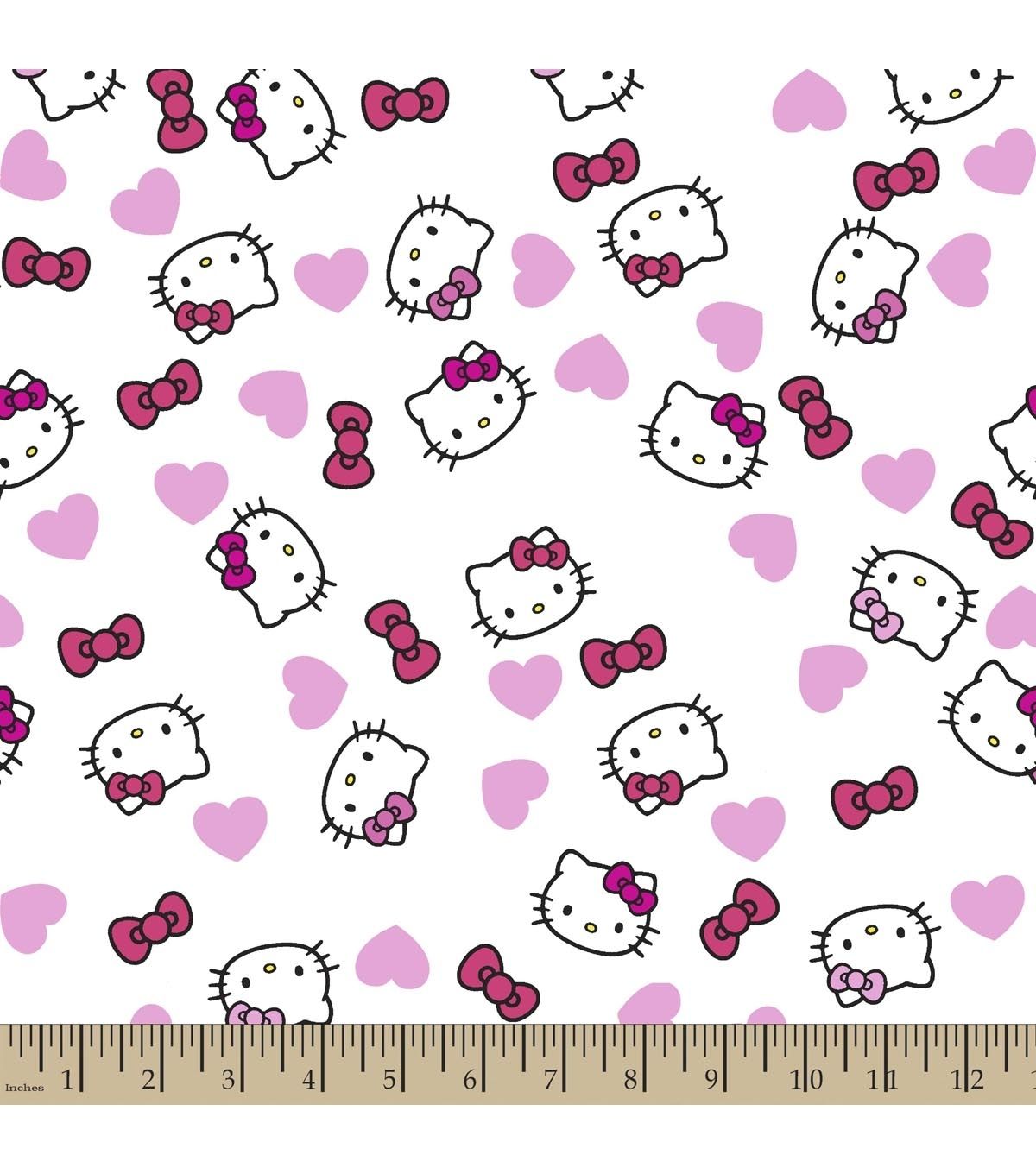 Sanrio Hello Kitty Print Fabric Headshot | Joann Regarding Most Up To Date Hello Kitty Canvas Wall Art (View 13 of 15)