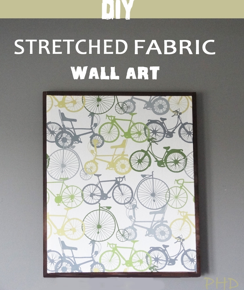 Wall Art Designs: Amazing Stretched Fabric Wall Art Simple Easy For Recent Simple Fabric Wall Art (Gallery 1 of 15)