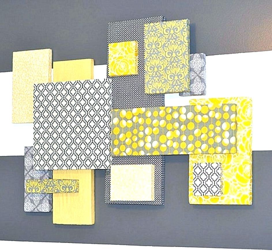 Wall Arts ~ Diy Fabric Covered Wall Art Framed Fabric Wall Art Diy Throughout Latest Fabric Covered Squares Wall Art (View 2 of 15)