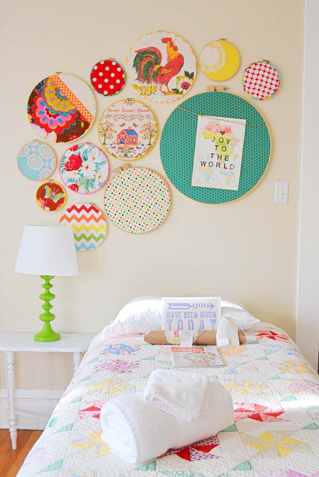 What's All The Hoopla About? – Project Nursery Intended For Most Current Fabric Hoop Wall Art (Gallery 1 of 15)