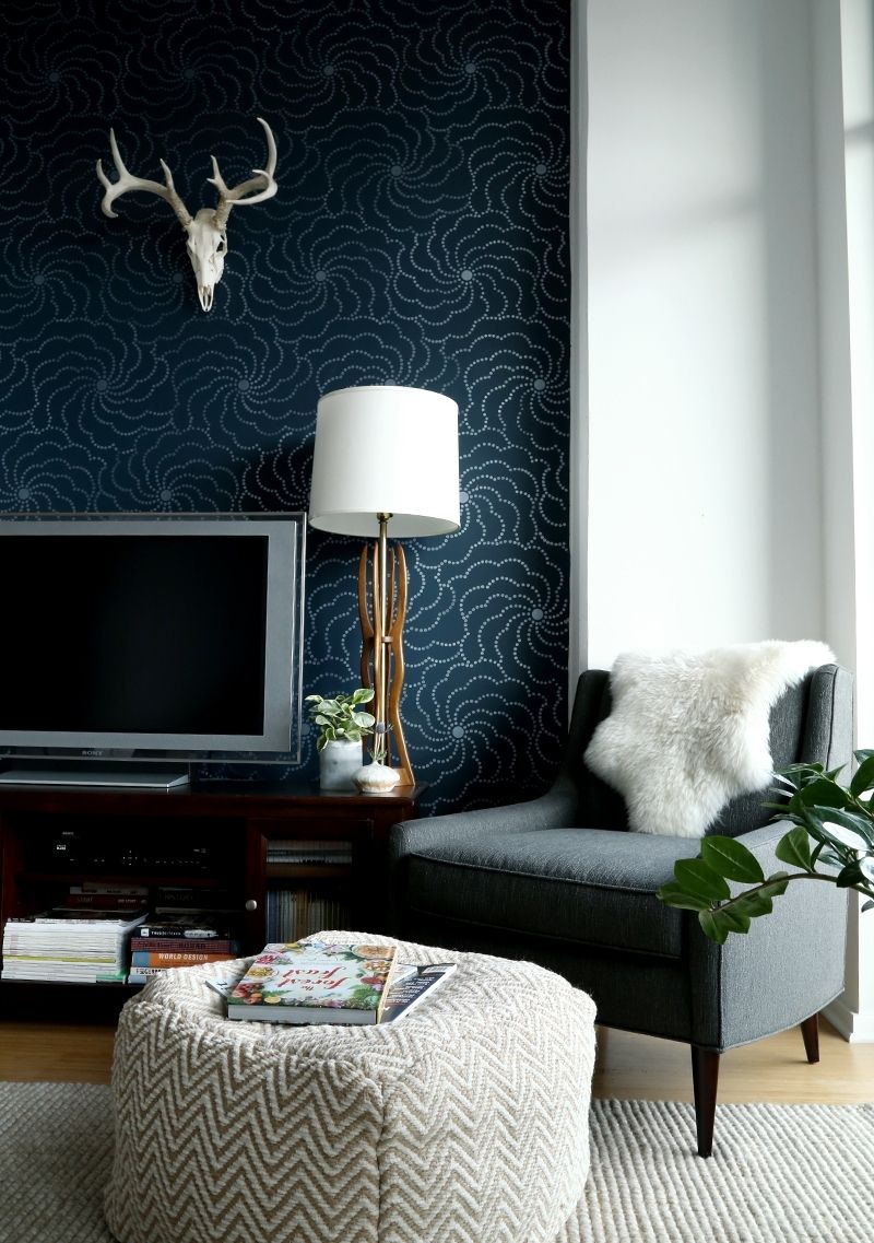 Why Dark Walls Work In Small Spaces – Design*sponge Within Best And Newest Wall Accents For Narrow Room (View 14 of 15)