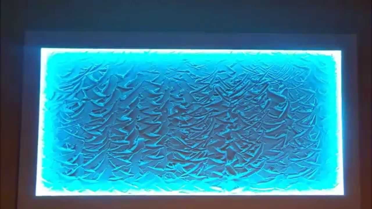 5050 Rgb Led Plaster Wall Art – Youtube Inside Best And Newest Led Wall Art (View 1 of 20)