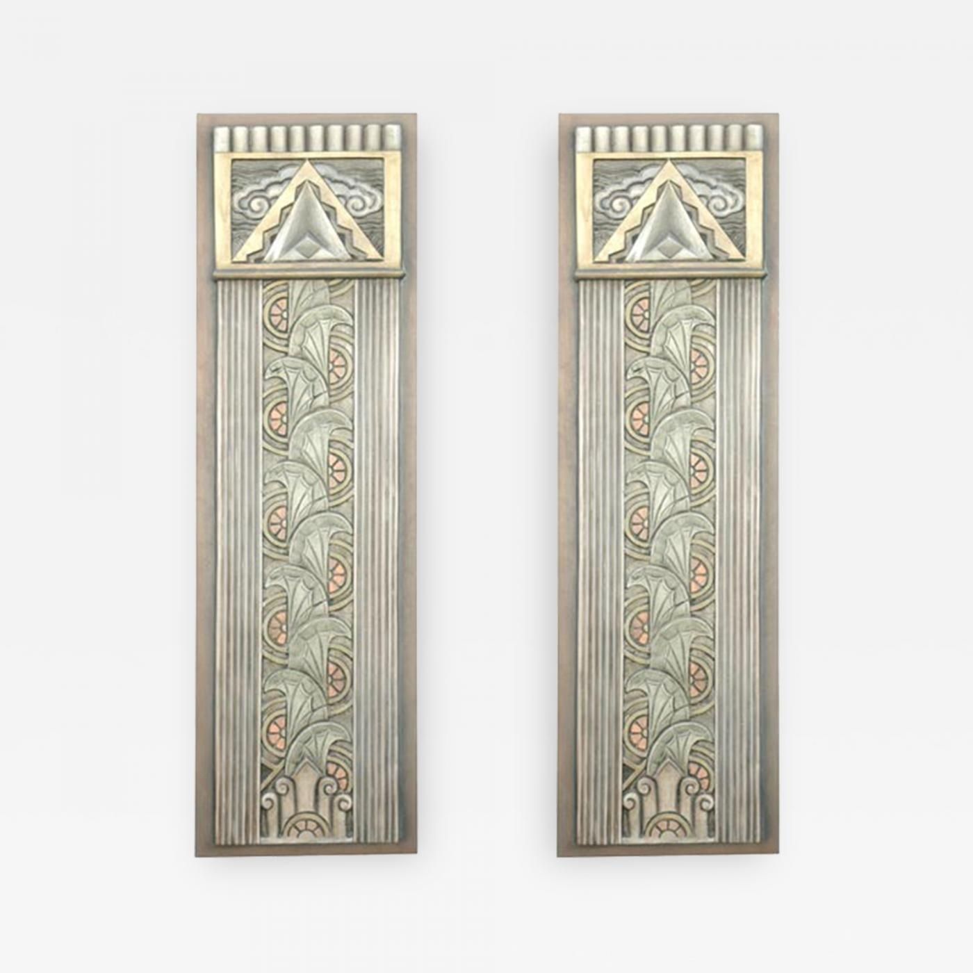 Art Deco Movie Theater Wall Plaques Intended For Latest Art Deco Wall Art (View 18 of 20)