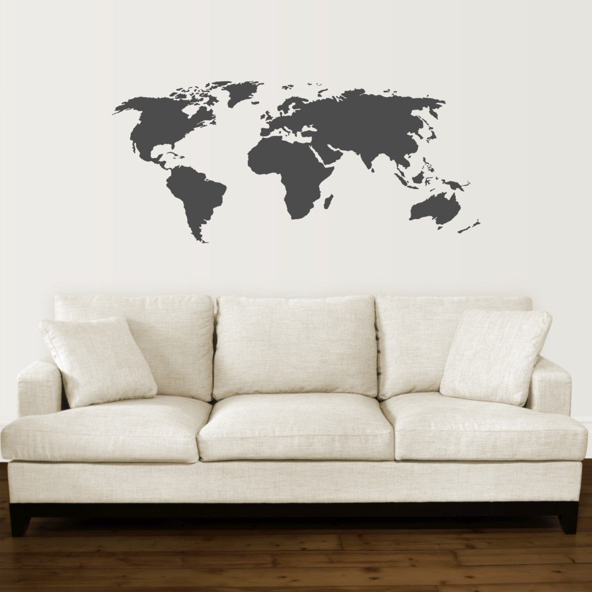 Bedight Wall Art Bedight World Map Vinyl Wall Art | Buy Online In Inside Recent Vinyl Wall Art World Map (Gallery 9 of 20)