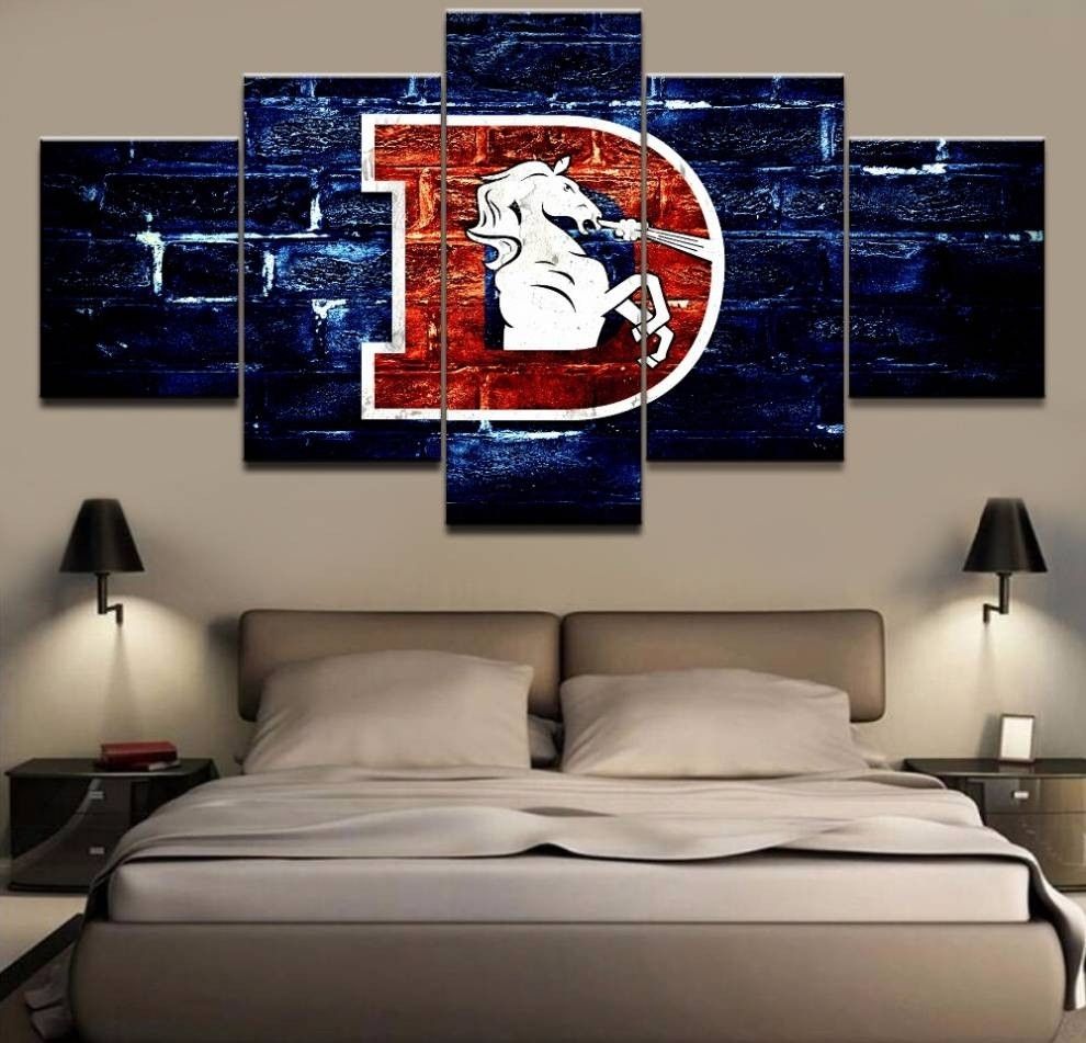 Broncos Wall Art Chic 20 Best Ideas Of – Mycraftingbox Regarding Best And Newest Broncos Wall Art (View 2 of 20)