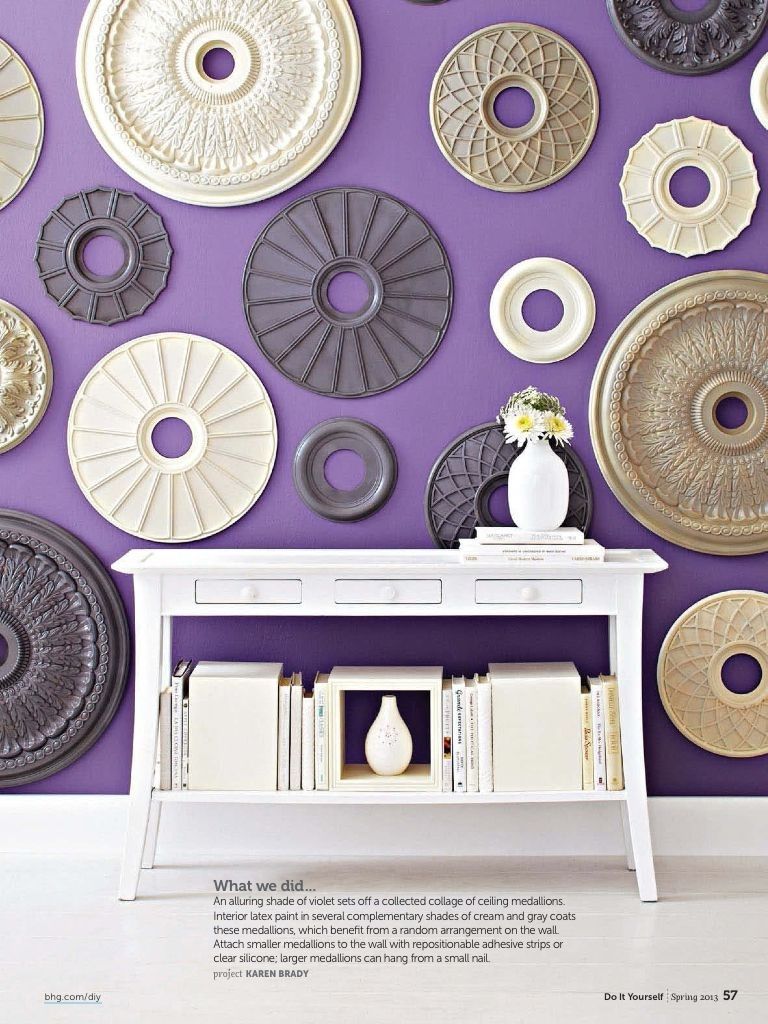 Ceiling Medallions As Wall Art | I Wanna Make That! | Pinterest With Most Up To Date Ceiling Medallion Wall Art (View 11 of 15)