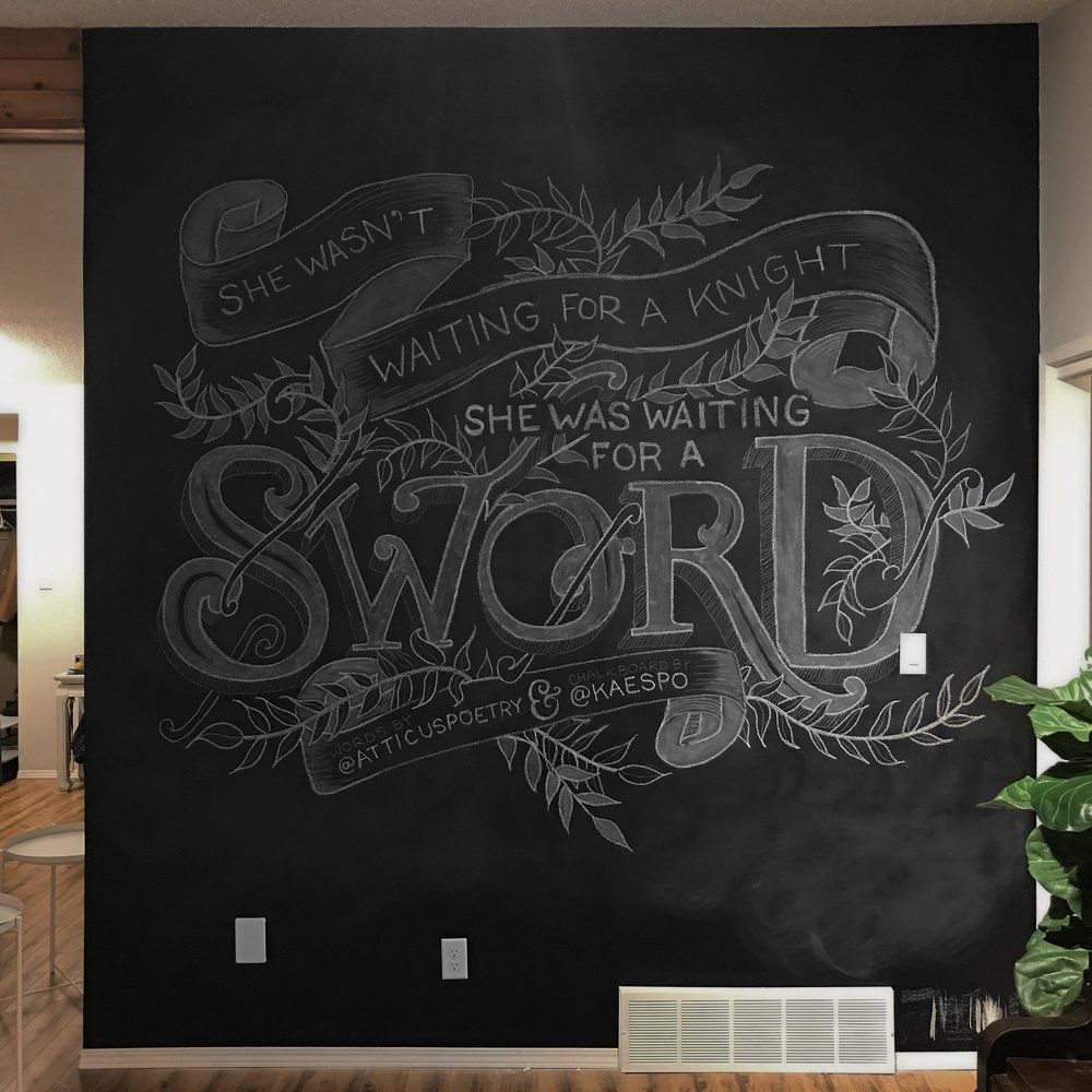 Chalkboard Wall Art – February 2018 — Kaespo Design With Most Recently Released Chalkboard Wall Art (View 1 of 20)