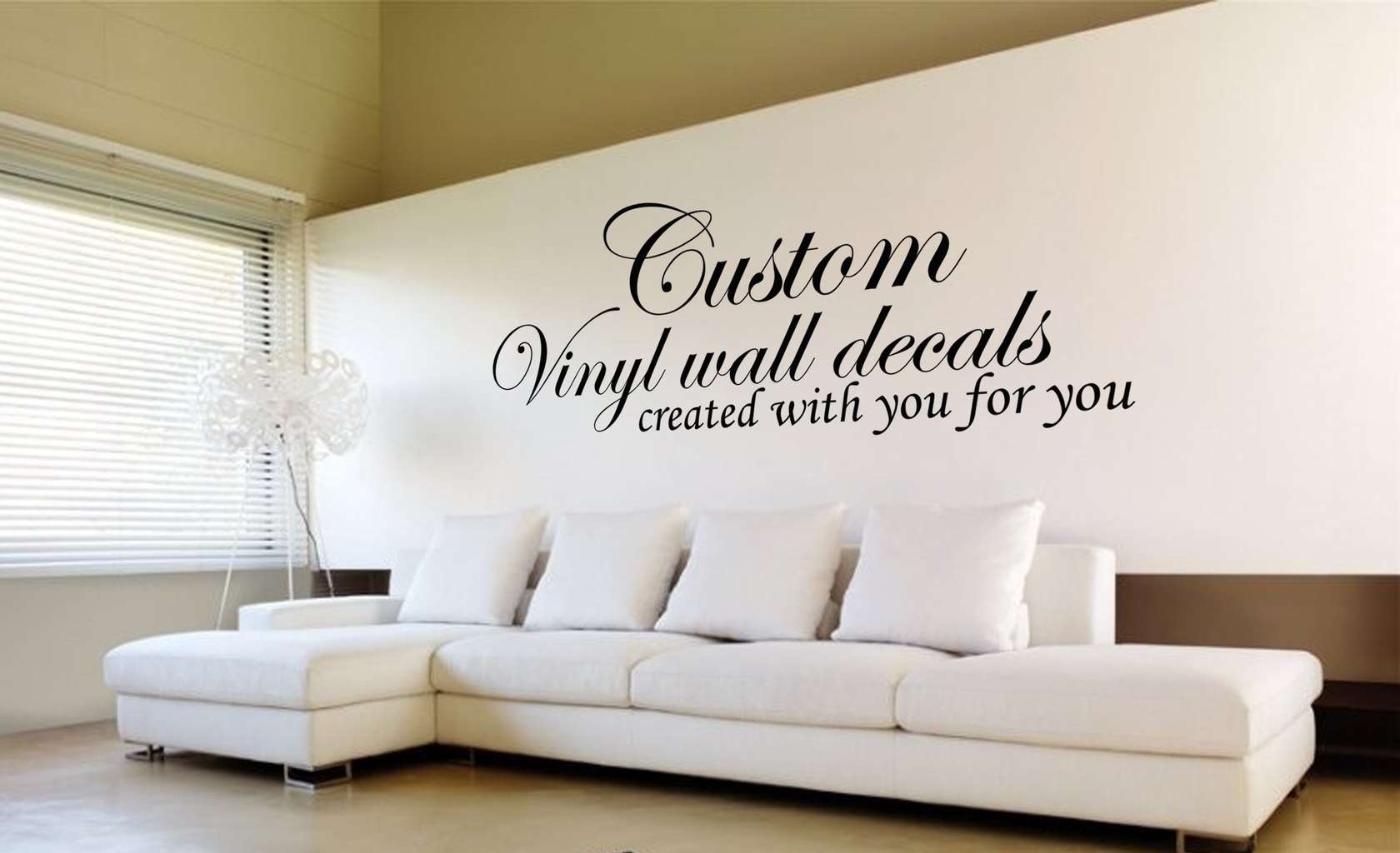 Design Your Own Quote | Custom Wall Art Decal Sticker With Regard To 2017 Custom Wall Art (Gallery 1 of 20)