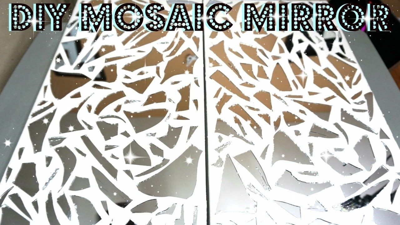 Diy Mirror Mosaic Wall Art | Petalisbless – Youtube With Regard To Most Up To Date Mirror Mosaic Wall Art (View 18 of 20)