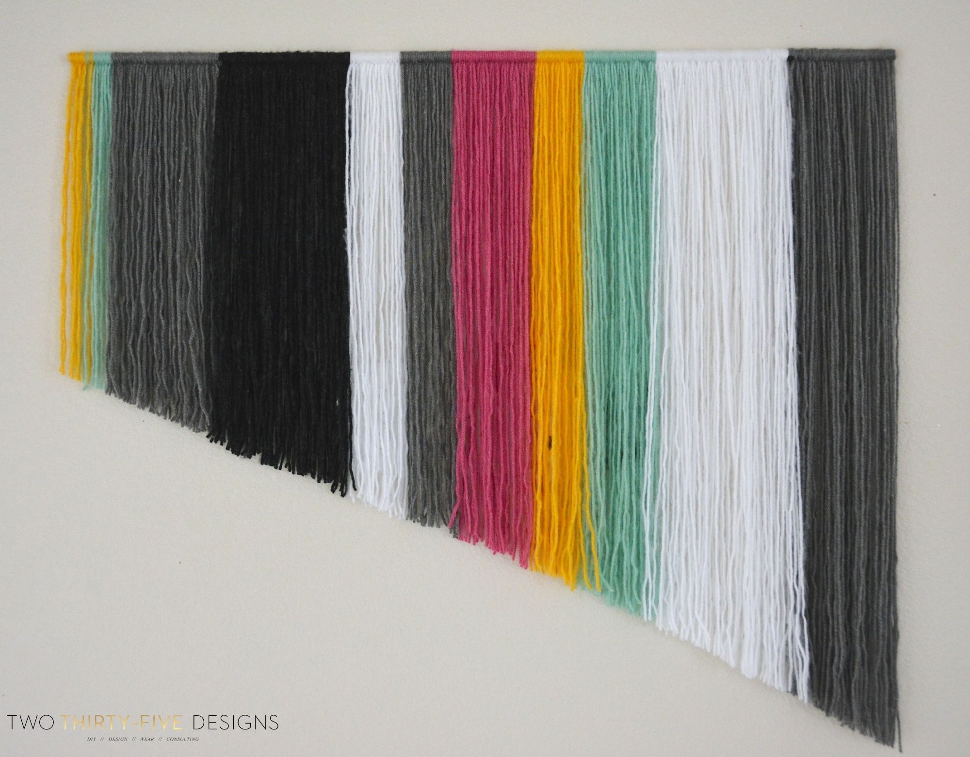 Diy Yarn Wall Art – Two Thirty Five Designs With Current Wall Art Diy (View 20 of 20)
