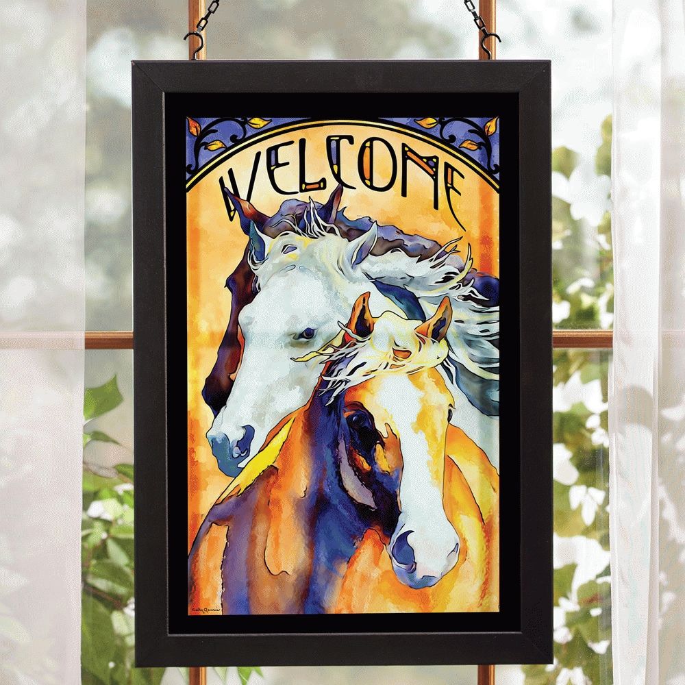 Horses Stained Glass Wall Art For 2017 Stained Glass Wall Art (View 10 of 20)
