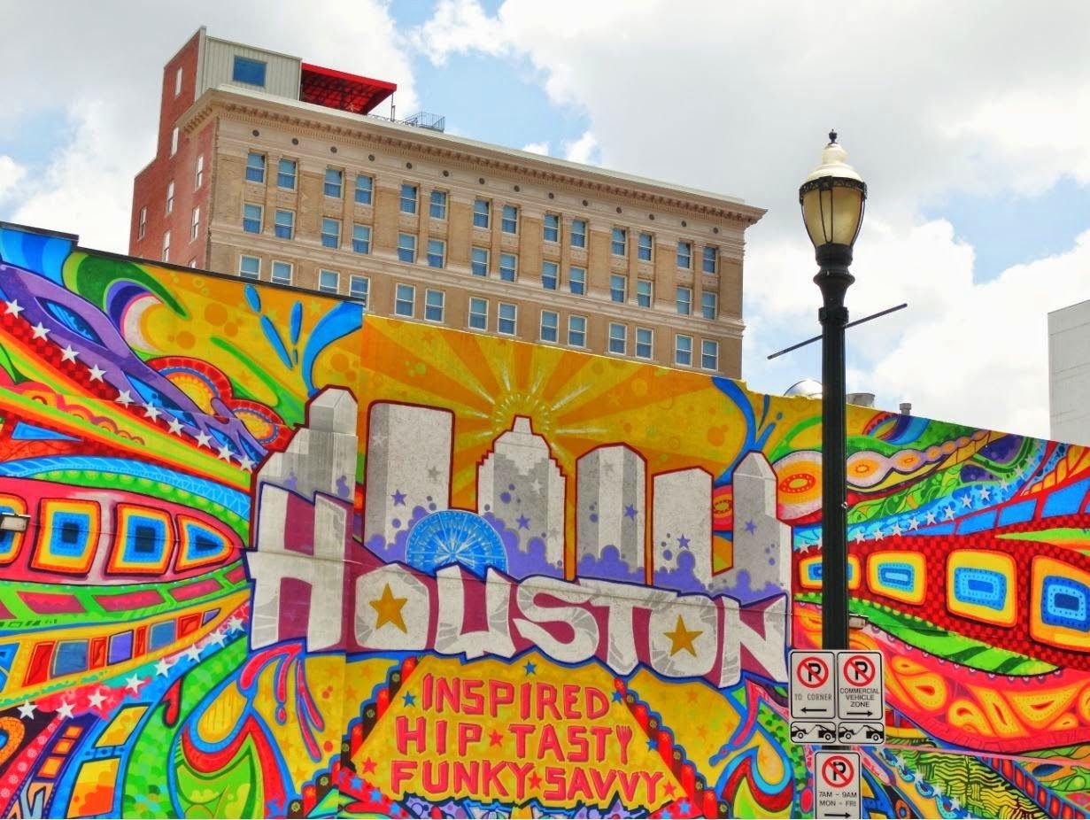 Houston In Pics: Houston "art Wall"  There Are Several Notable For Current Houston Wall Art (View 3 of 20)