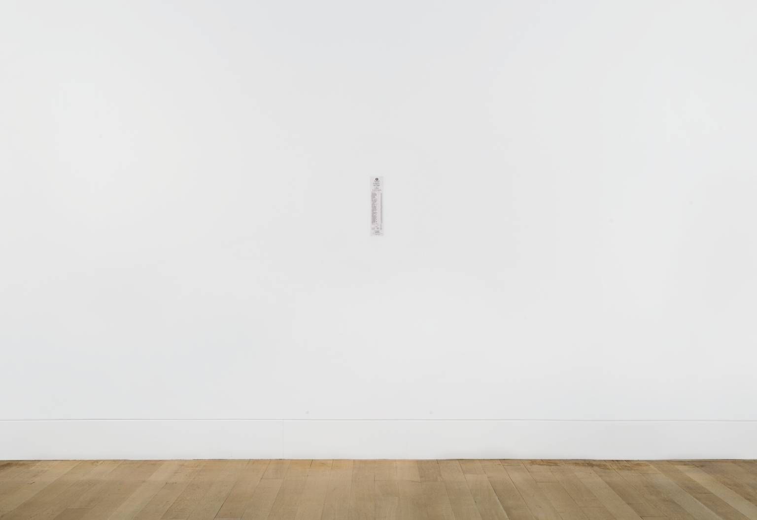 Monochrome Till Receipt (white)', Ceal Floyer, 1999 | Tate Pertaining To 2018 White Wall Art (View 17 of 20)
