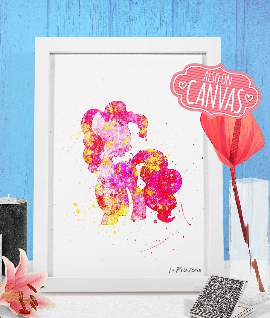 My Little Pony Wall Art Canvas, Pinkie Pie Art Prints Wall Decor With Regard To Latest My Little Pony Wall Art (View 14 of 20)