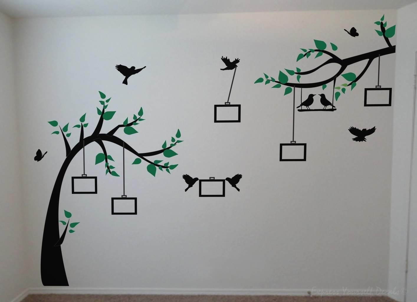 Photo Tree Wall Decal | Wall Art Decal Sticker Throughout Most Recently Released Tree Wall Art (View 1 of 15)