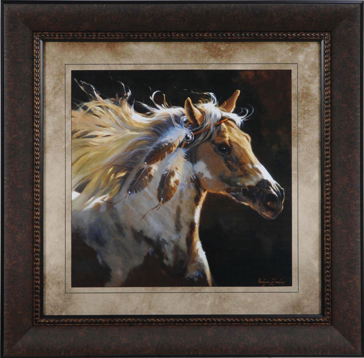 Spirit Horse Framed Art Within Most Recent Horse Wall Art (View 4 of 15)