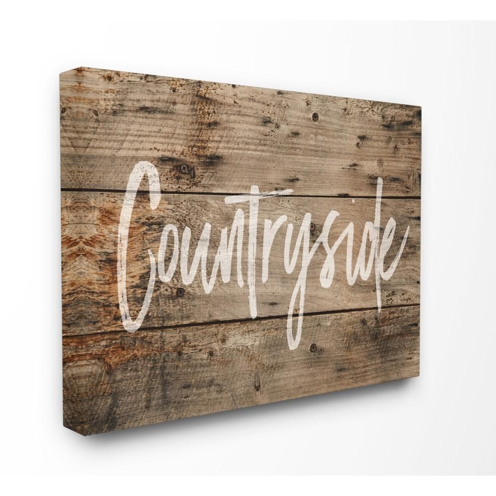 Stupell Industries 16 In. X 20 In. "countryside Distressed Plank Within Most Current Plank Wall Art (Gallery 20 of 20)