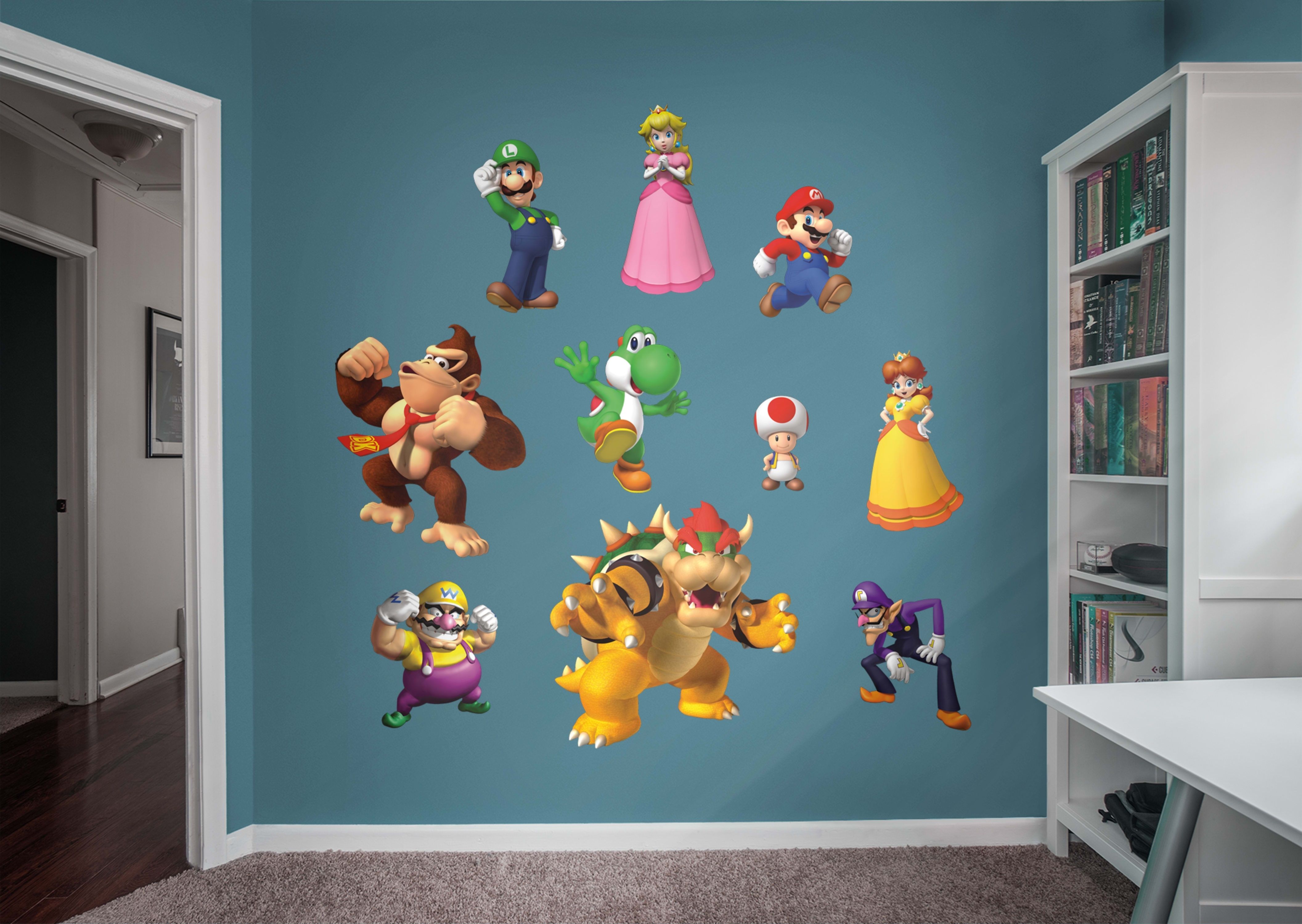 Super Mario™ Characters Collection Wall Decal | Shop Fathead® For With Most Popular Nintendo Wall Art (View 17 of 20)