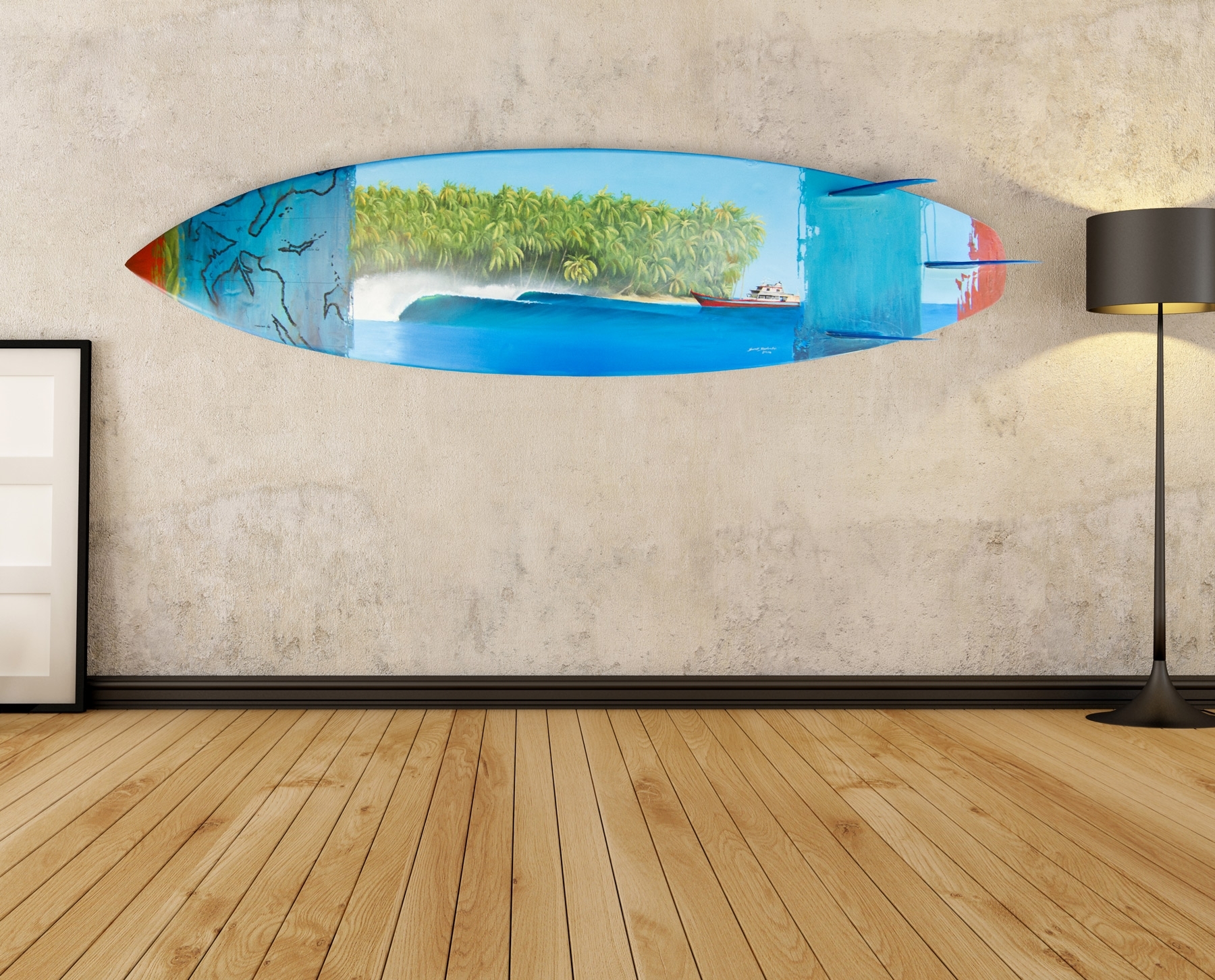 Featured Photo of The Best Surfboard Wall Art