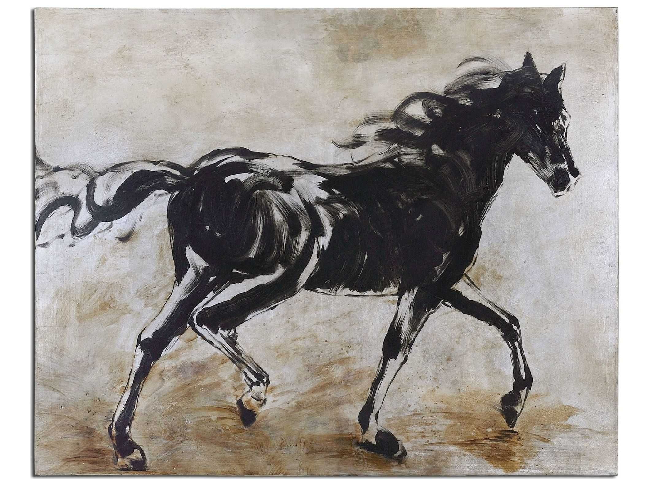 Uttermost Blacks Beauty Horse Wall Art | Ut34262 With Regard To 2018 Horse Wall Art (View 14 of 15)