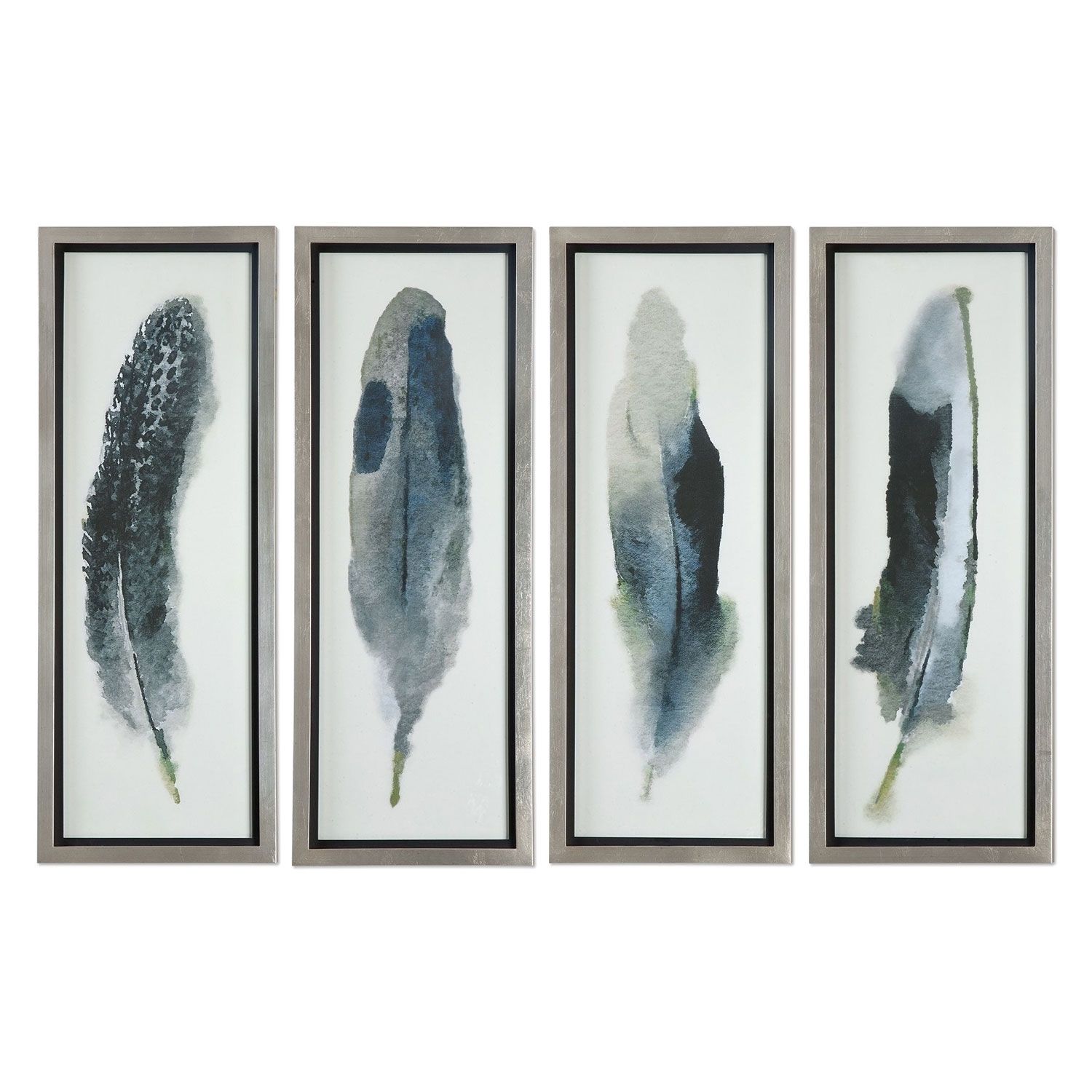 Uttermost Feathered Beautygrace Feyock: 14 X 38 Inch Wall Art With Regard To Most Recent Feather Wall Art (View 13 of 20)
