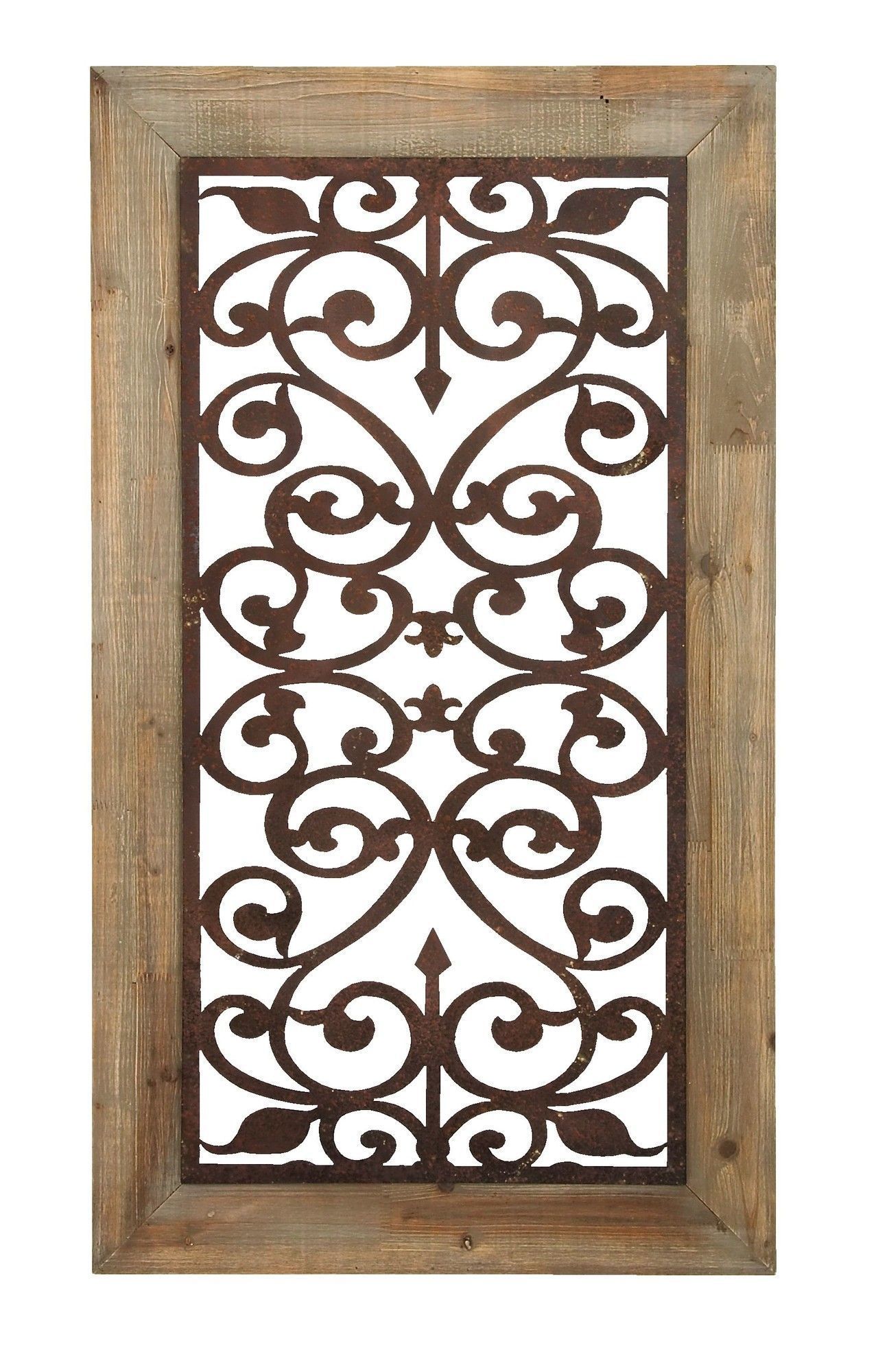 Favorite Cole & Grey Wood Metal Wall Decor (Gallery 1 of 20)